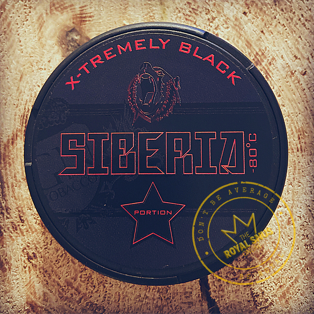 Siberia -80 Xtremely Black Portion snus