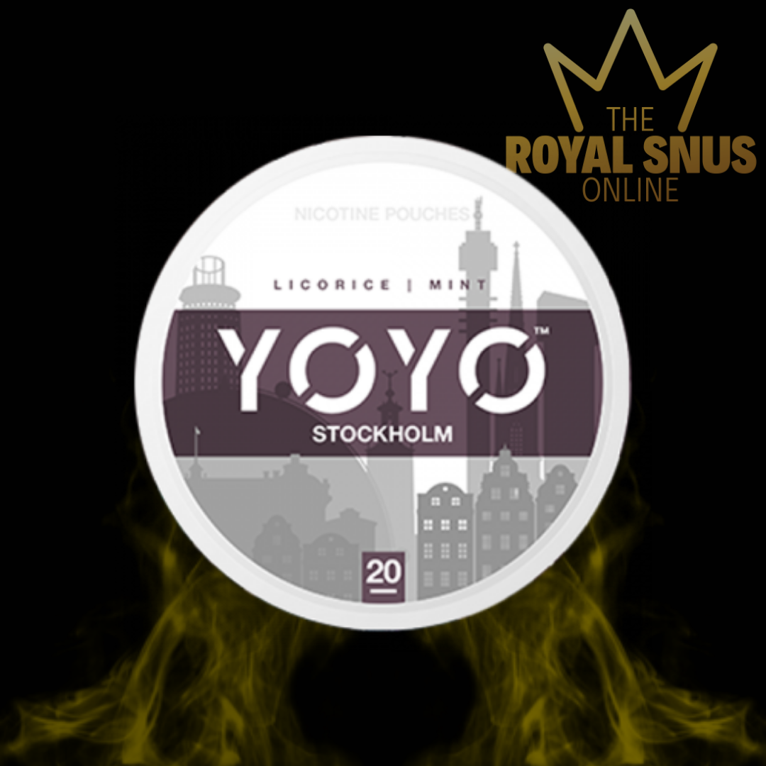 YOYO Stockholm Licorice Mint Nicotine Pouches