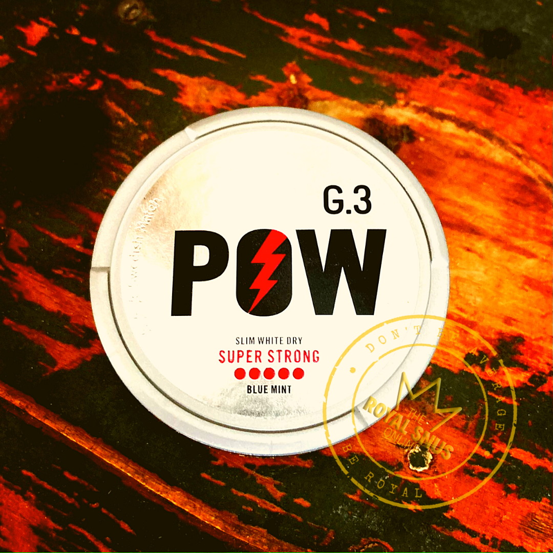 G.3 POW Slim White Dry Snus