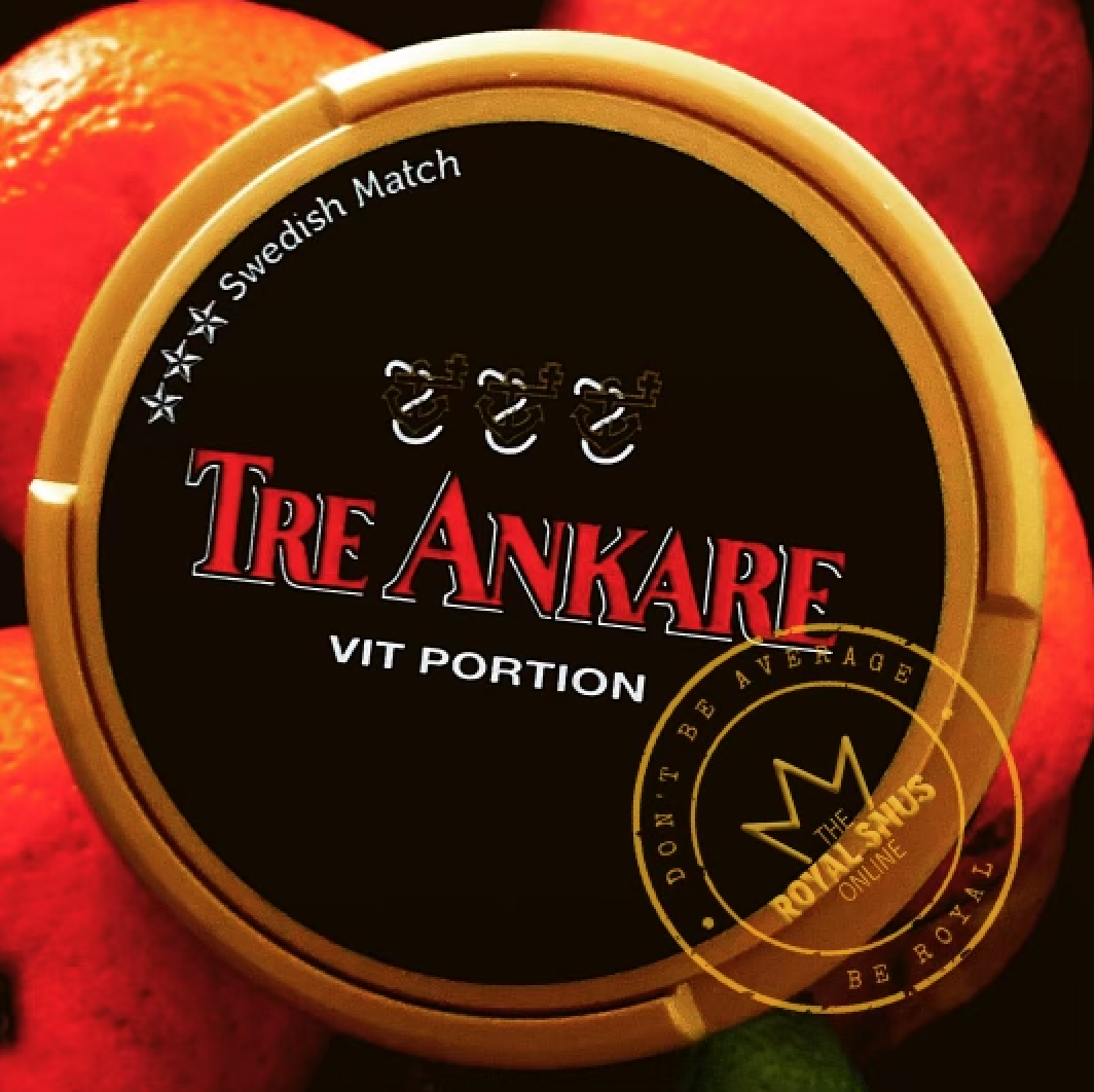Tre Ankare White Portion snus By Swedish Match