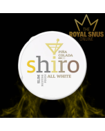 Shiro Pina Colada Slim All White, أكياس النيكوتين SHIRO