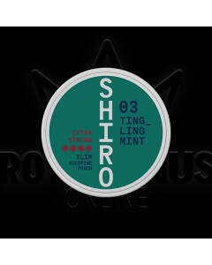 Shiro 03 Tingling Mint Slim Extra Strong