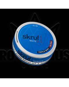 Skruf Slim Triple Mint White Ultra Strong #5