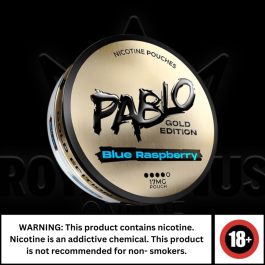PABLO GOLD Blue Raspberry Nicotine Pouches – Blueberry & Raspberry ...
