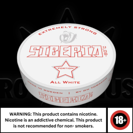 Siberia -80 All White Original | Siberia Snus | TheRoyalSnus.com