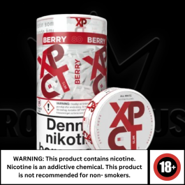 XPCT Berry Tube Slim Nicotine Pouches – Berry & Mint Flavor ...