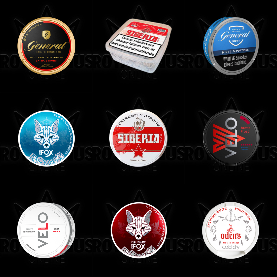 TOP Best selling Swedish Snus and nicotine pouches 2022