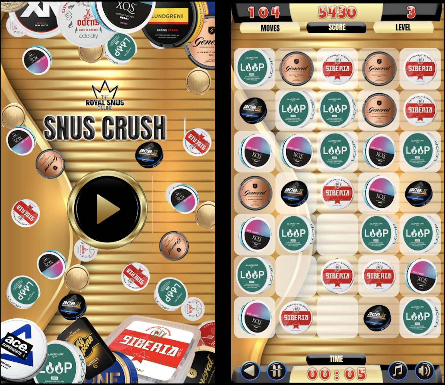 Snus Crush Game