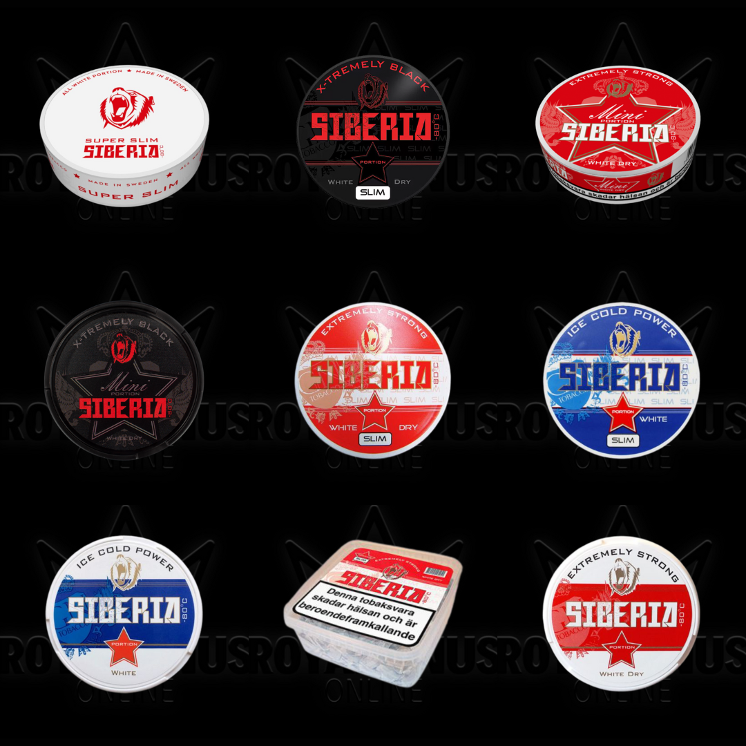 TOP selling Siberia snus products