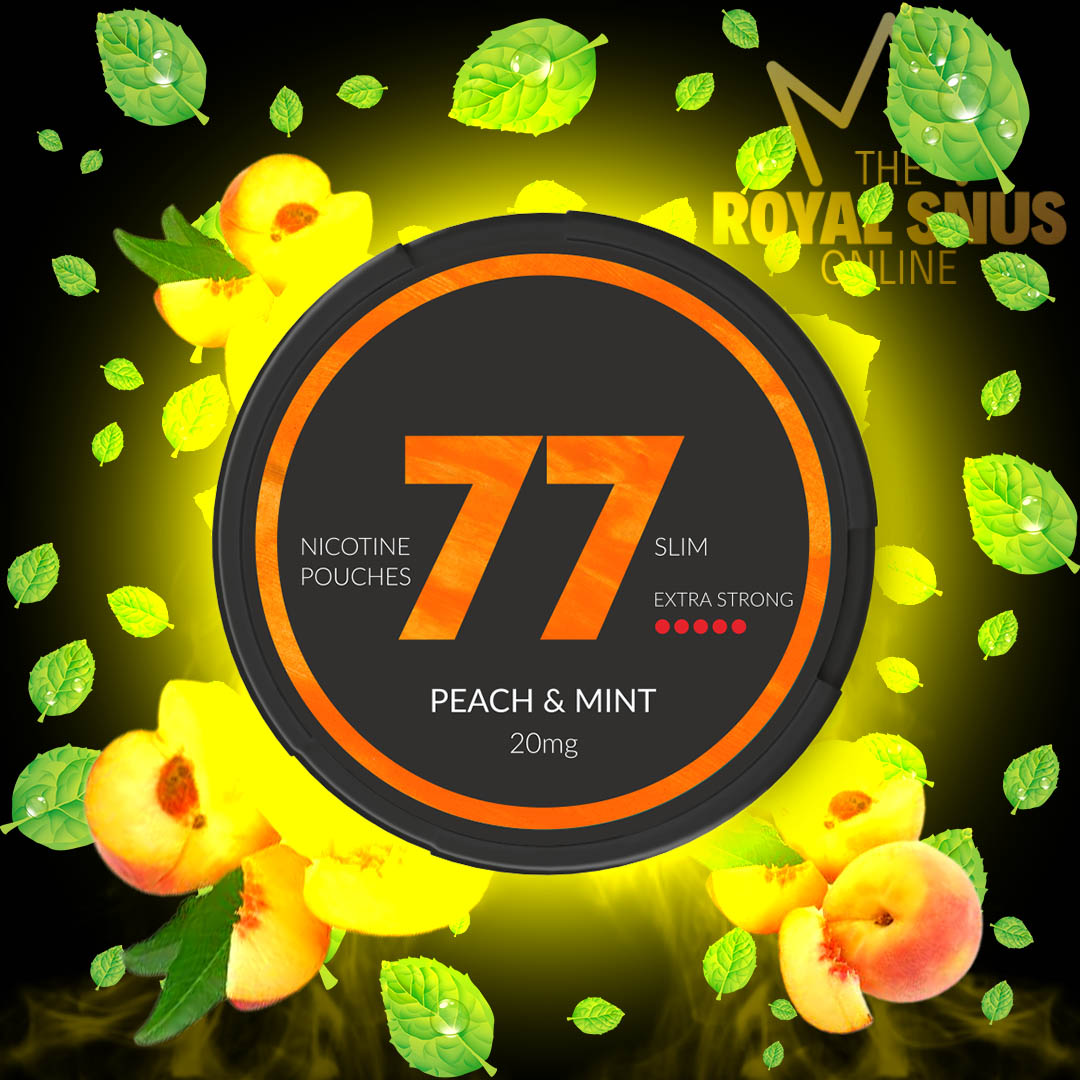Buy 77 Peach Mint Snus