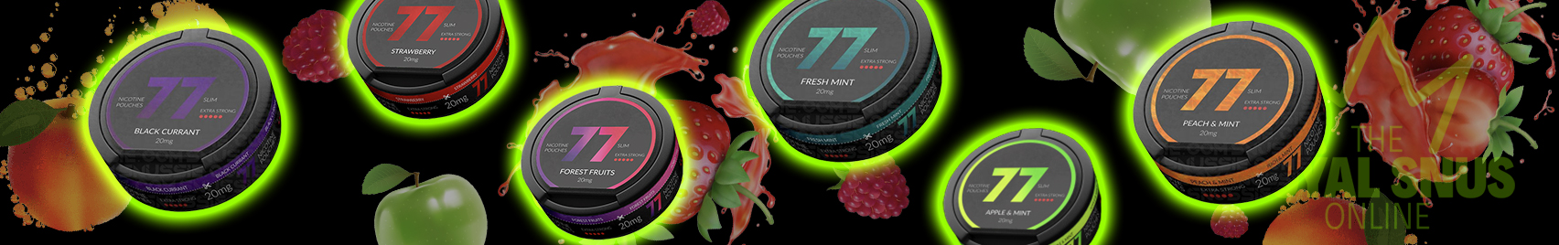 Buy 77 nicotine pouches at The Royal Snus Online