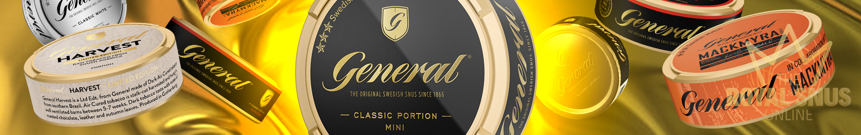 Buy GENERAL snus online