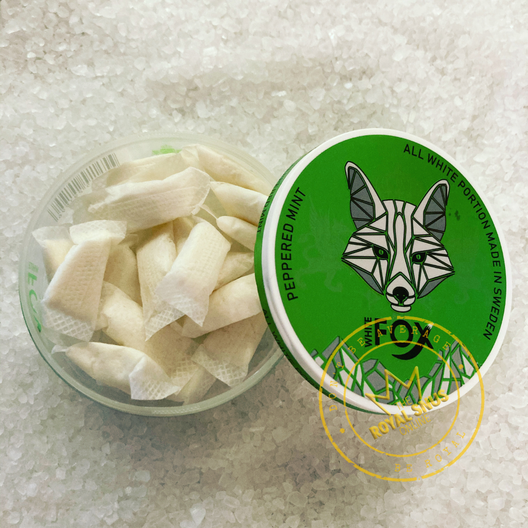 White Fox Peppered Mint Slim All White