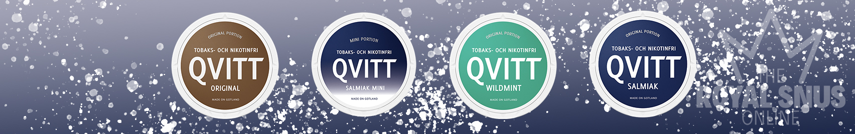 Buy Qvitt tobacco nicotine free snus online